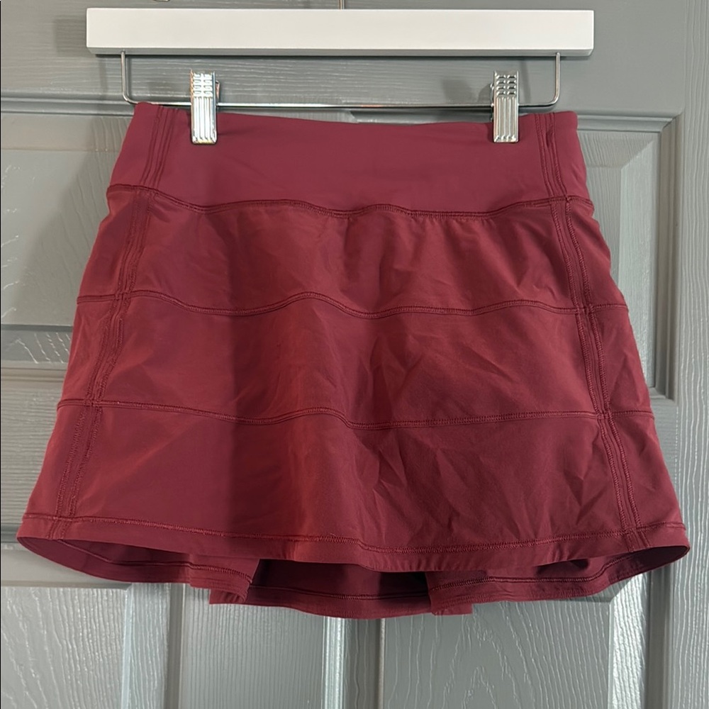 Red Athletic Skirt